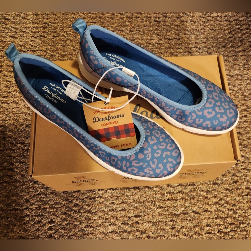 Dearfoams Women's Original Comfort Lightweight Slip-on Mia Ballet Flat